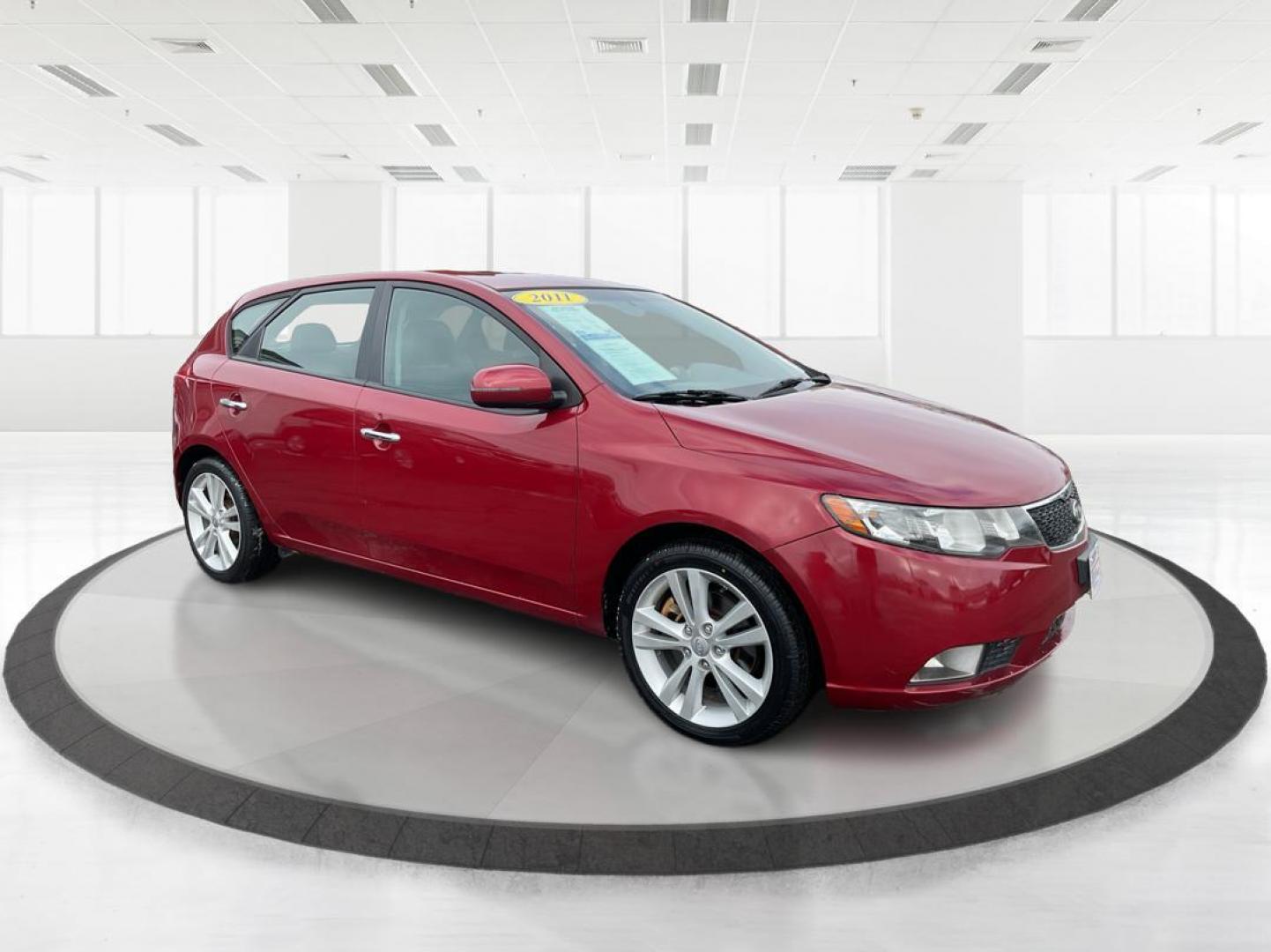 2011 Spicy Red Metallic Kia Forte 5-Door SX (KNAFW5A33B5) with an 2.4L L4 DOHC 16V engine, located at 880 E. National Road, OH, 45377, (937) 908-9800, 39.891918, -84.183975 - Photo#0