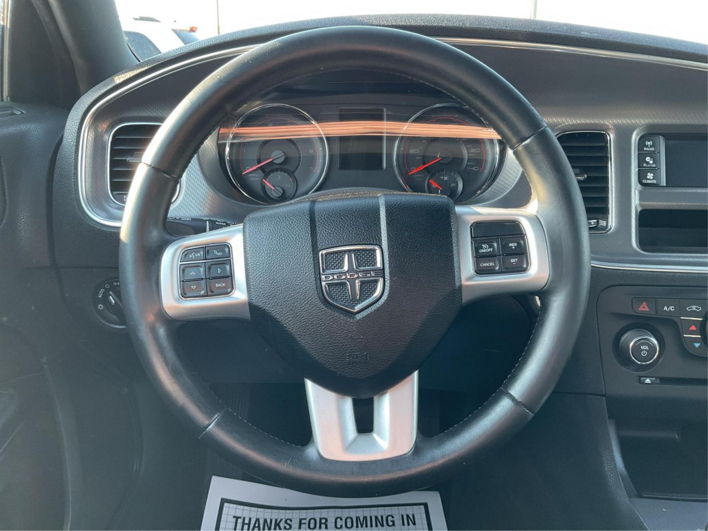 2012 Pitch Black Dodge Charger SE (2C3CDXBGXCH) with an 3.6L V6 DOHC 24V engine, 5-Speed Automatic transmission, located at 401 Woodman Dr, Riverside, OH, 45431, (937) 908-9800, 39.761024, -84.120956 - Photo#15
