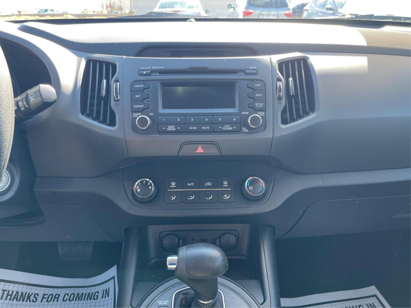 2012 Kia Sportage LX (KNDPBCA20C7) with an 2.4L I-4 DOHC engine, located at 401 Woodman Dr, Riverside, OH, 45431, (937) 908-9800, 39.761024, -84.120956 - Photo#12