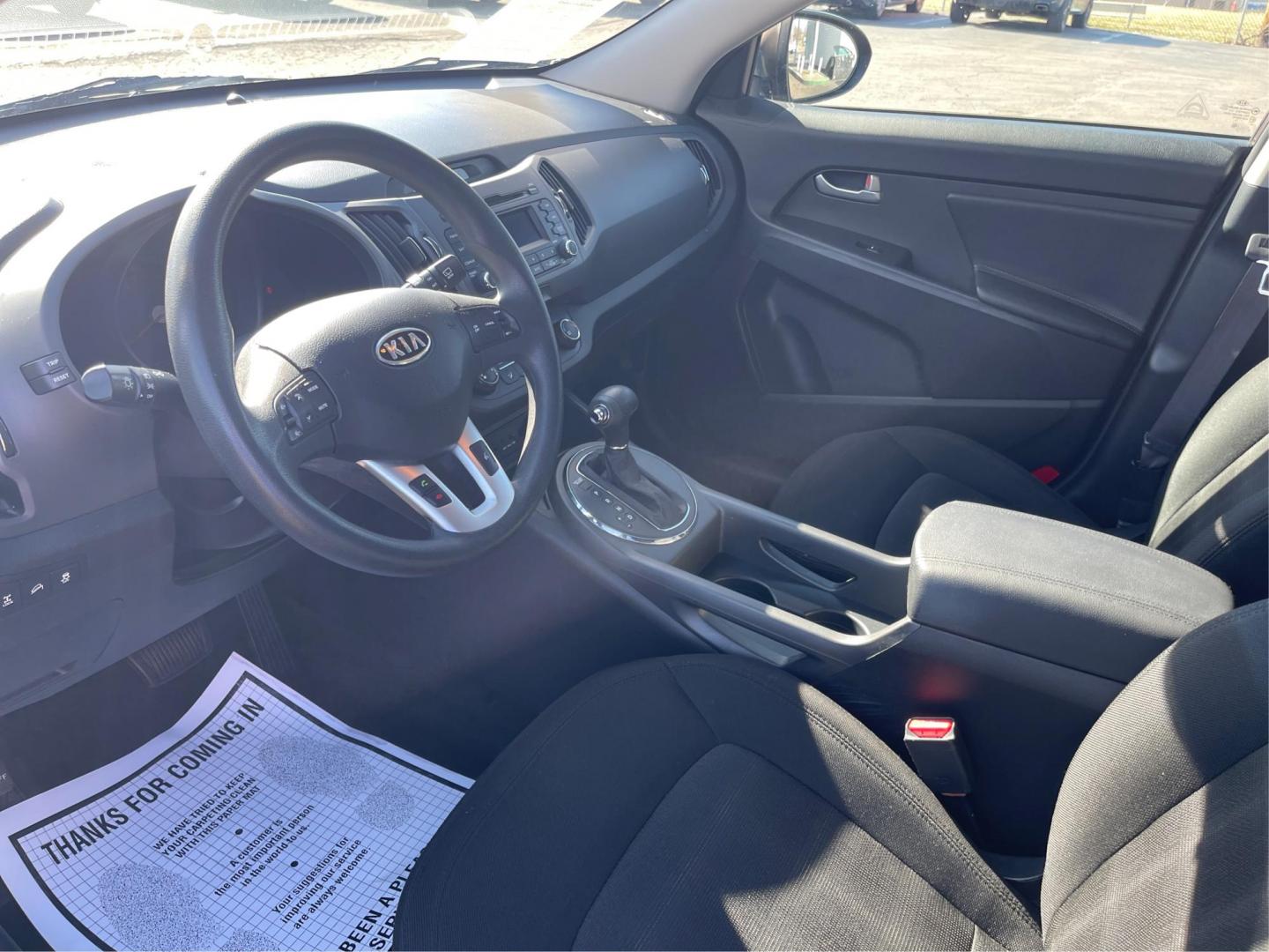 2012 Kia Sportage LX (KNDPBCA20C7) with an 2.4L I-4 DOHC engine, located at 401 Woodman Dr, Riverside, OH, 45431, (937) 908-9800, 39.761024, -84.120956 - Photo#8