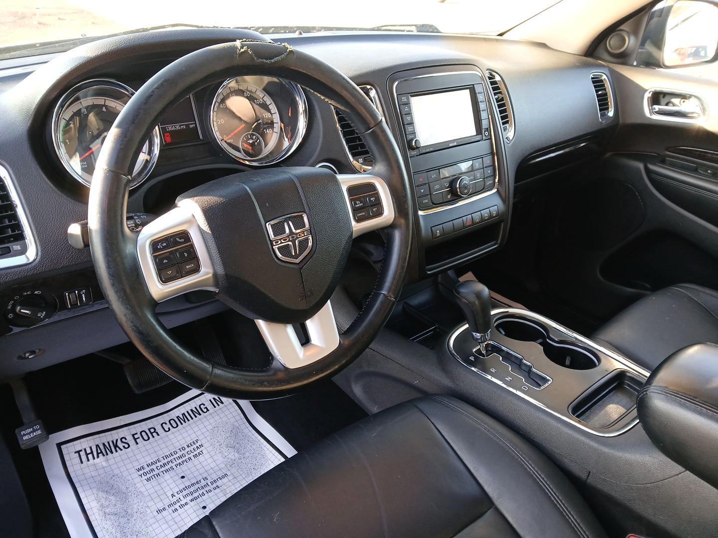 2013 Dodge Durango Crew AWD (1C4RDJDG8DC) with an 3.6L V6 DOHC 24V engine, 5-Speed Automatic transmission, located at 1230 East Main St, Xenia, OH, 45385, (937) 908-9800, 39.688042, -83.910538 - Photo#8