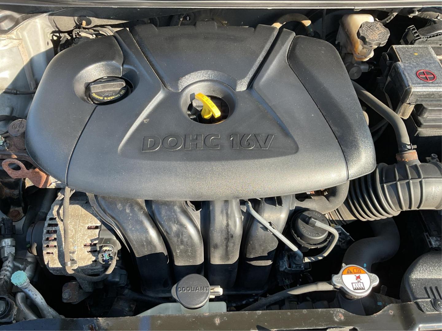 2013 Radiant Silver Metallic Hyundai Elantra GLS A/T (5NPDH4AEXDH) with an 1.8L L4 DOHC 16V engine, 6-Speed Automatic transmission, located at 1184 Kauffman Ave, Fairborn, OH, 45324, (937) 908-9800, 39.807072, -84.031563 - Photo#10