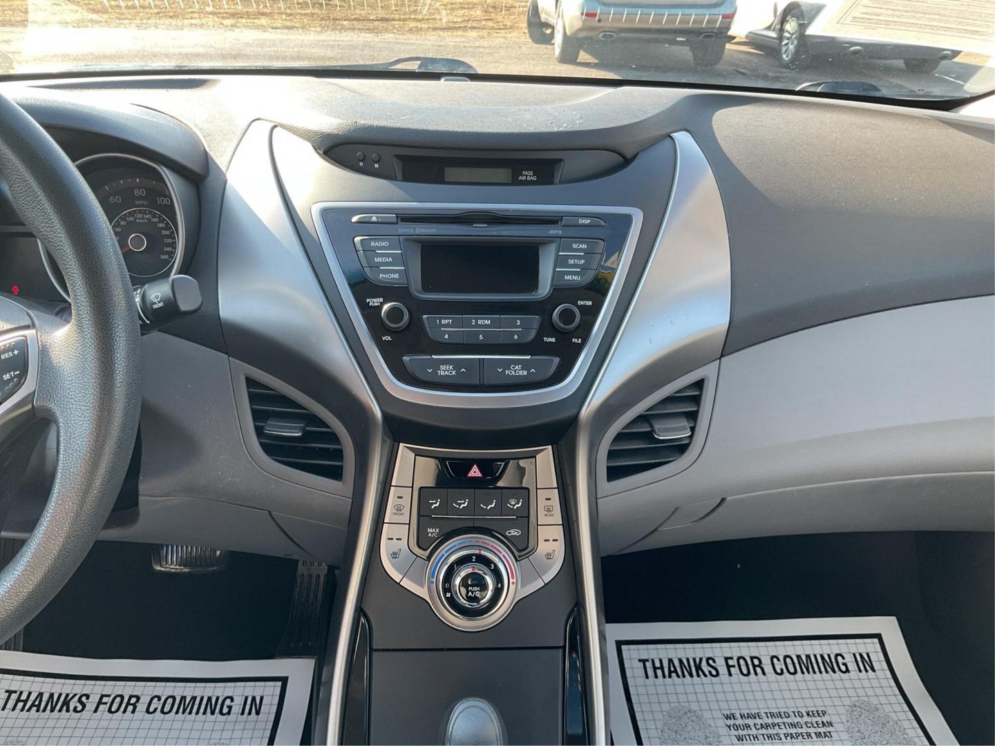 2013 Radiant Silver Metallic Hyundai Elantra GLS A/T (5NPDH4AEXDH) with an 1.8L L4 DOHC 16V engine, 6-Speed Automatic transmission, located at 1184 Kauffman Ave, Fairborn, OH, 45324, (937) 908-9800, 39.807072, -84.031563 - Photo#12