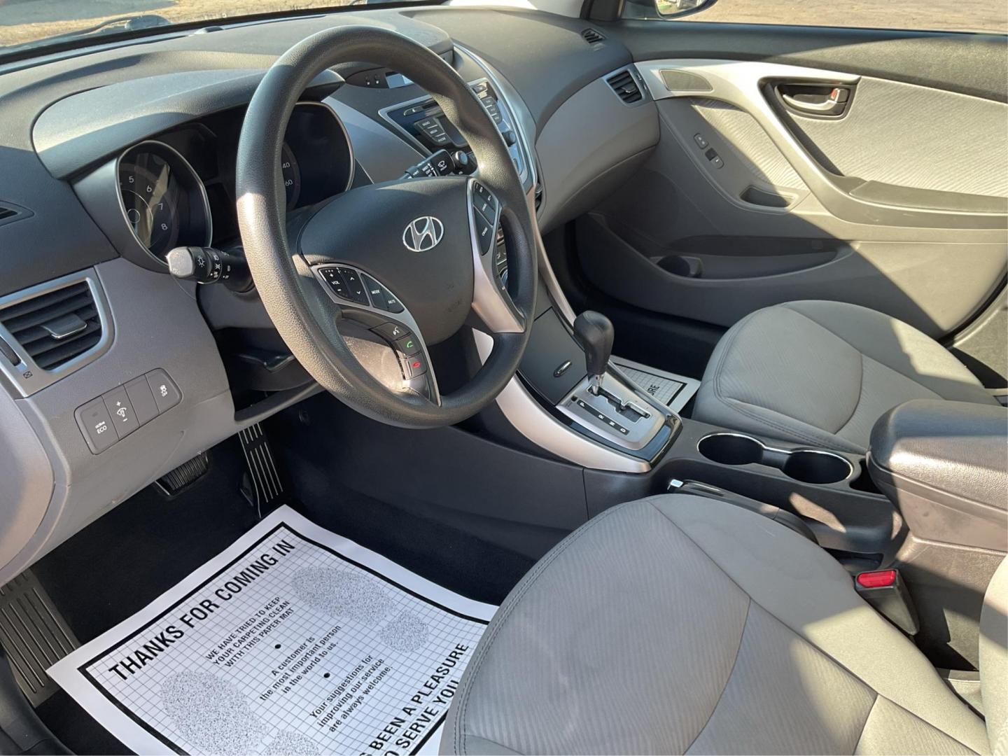 2013 Radiant Silver Metallic Hyundai Elantra GLS A/T (5NPDH4AEXDH) with an 1.8L L4 DOHC 16V engine, 6-Speed Automatic transmission, located at 1184 Kauffman Ave, Fairborn, OH, 45324, (937) 908-9800, 39.807072, -84.031563 - Photo#8