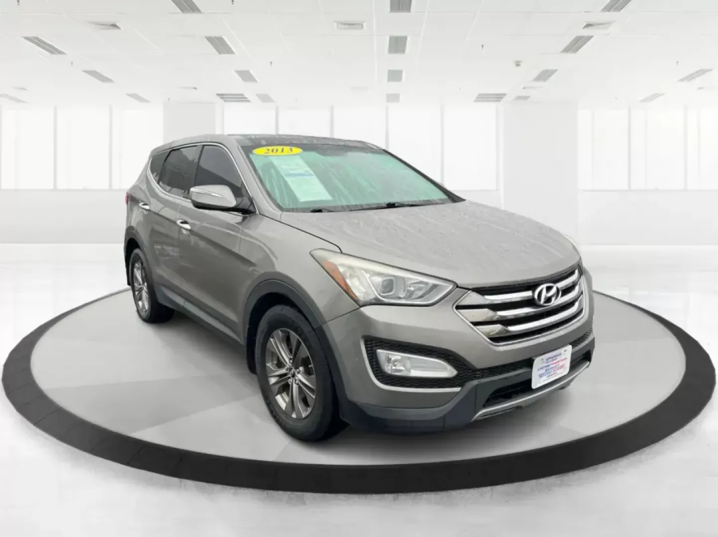 2013 Mineral Gray Hyundai Santa Fe Sport 2.4 AWD (5XYZUDLBXDG) with an 2.4L L4 DOHC 16V engine, 6-Speed Automatic transmission, located at 4508 South Dixie Dr, Moraine, OH, 45439, (937) 908-9800, 39.807072, -84.031563 - Photo#0