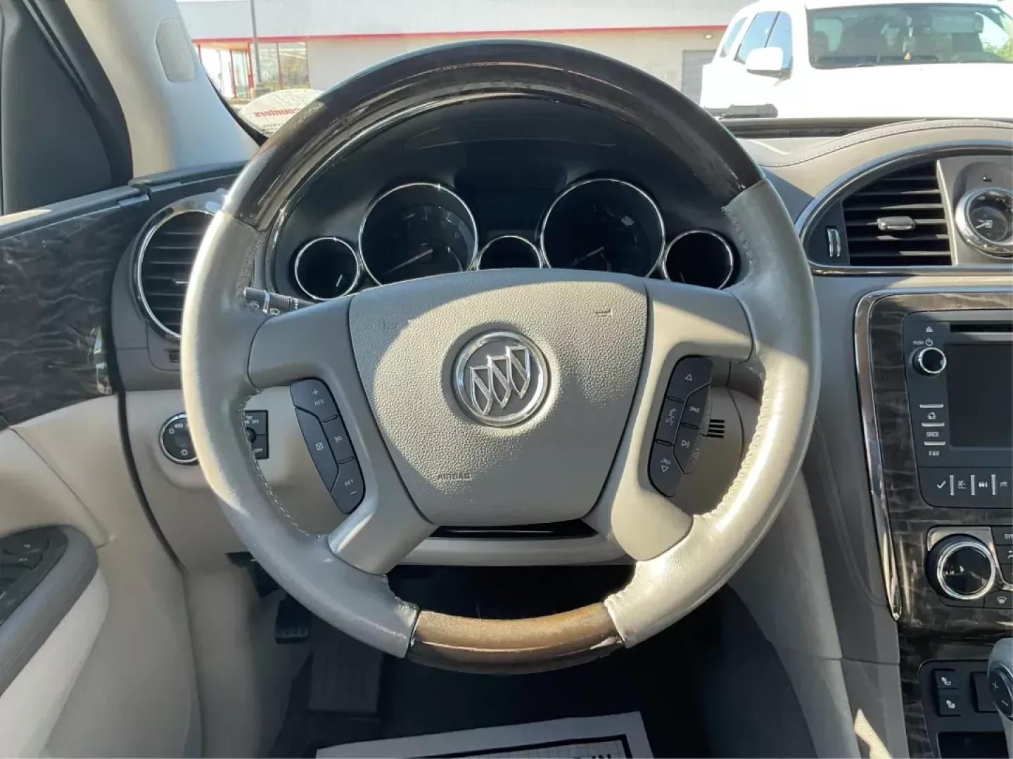 2014 Buick Enclave Leather (5GAKRBKDXEJ) with an 3.6L V-6 gasoline direct injection engine, located at 880 E. National Road, OH, 45377, (937) 908-9800, 39.891918, -84.183975 - Photo#15