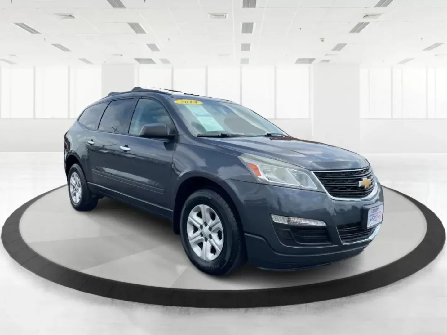 2014 Cyber Gray Metallic Chevrolet Traverse LS FWD w/PDC (1GNKRFED9EJ) with an 3.6L V6 DOHC 24V engine, 6-Speed Automatic transmission, located at 1951 S Dayton Lakeview Rd., New Carlisle, OH, 45344, (937) 908-9800, 39.890999, -84.050255 - Photo#0