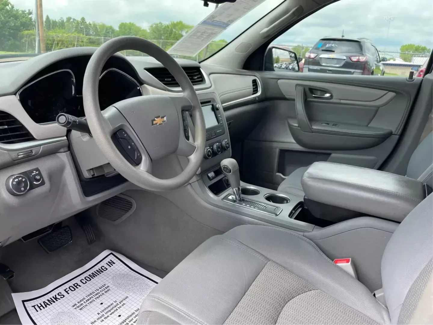 2014 Cyber Gray Metallic Chevrolet Traverse LS FWD w/PDC (1GNKRFED9EJ) with an 3.6L V6 DOHC 24V engine, 6-Speed Automatic transmission, located at 1951 S Dayton Lakeview Rd., New Carlisle, OH, 45344, (937) 908-9800, 39.890999, -84.050255 - Photo#9