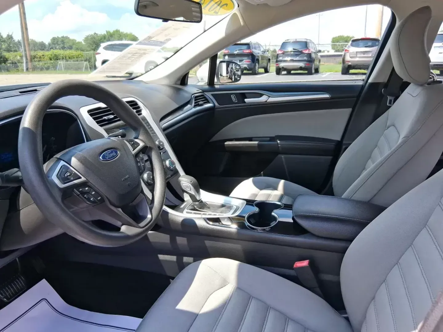 2014 Ford Fusion S (1FA6P0G70E5) with an Duratec 2.5L I-4 DOHC engine, located at 1951 S Dayton Lakeview Rd., New Carlisle, OH, 45344, (937) 908-9800, 39.890999, -84.050255 - Photo#8