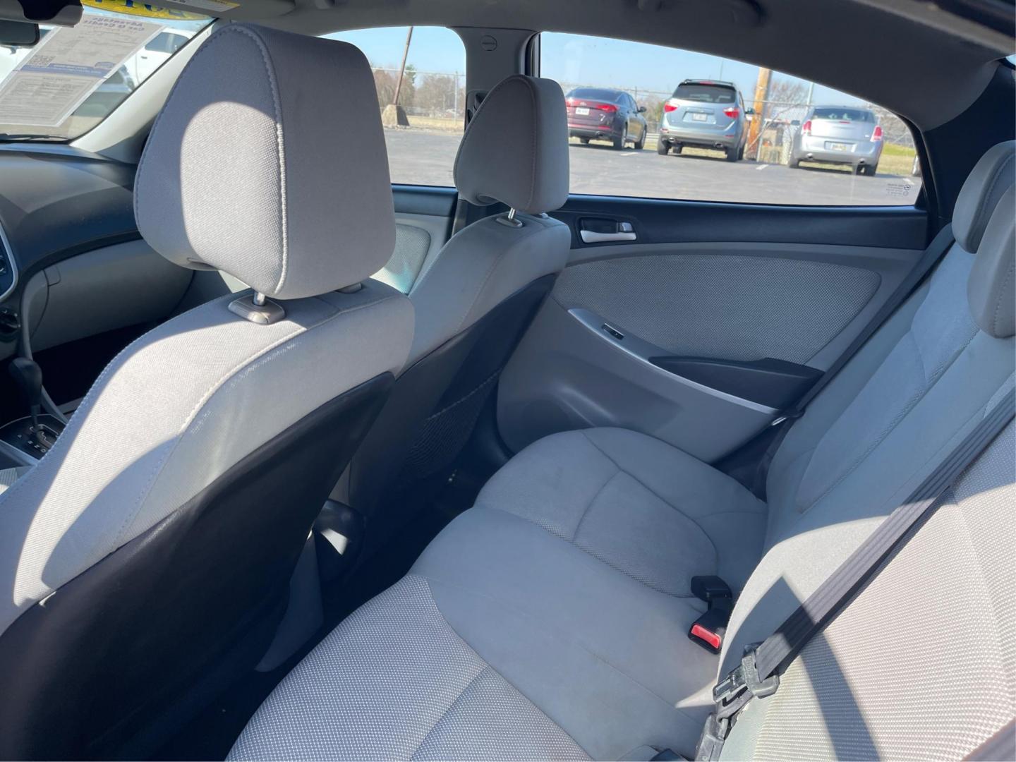 2014 Hyundai Accent GLS 4-Door (KMHCT4AE0EU) with an 1.6L L4 DOHC 16V engine, located at 8750 N County Rd 25A, Piqua, OH, 45356, (937) 908-9800, 40.164391, -84.232513 - Photo#9