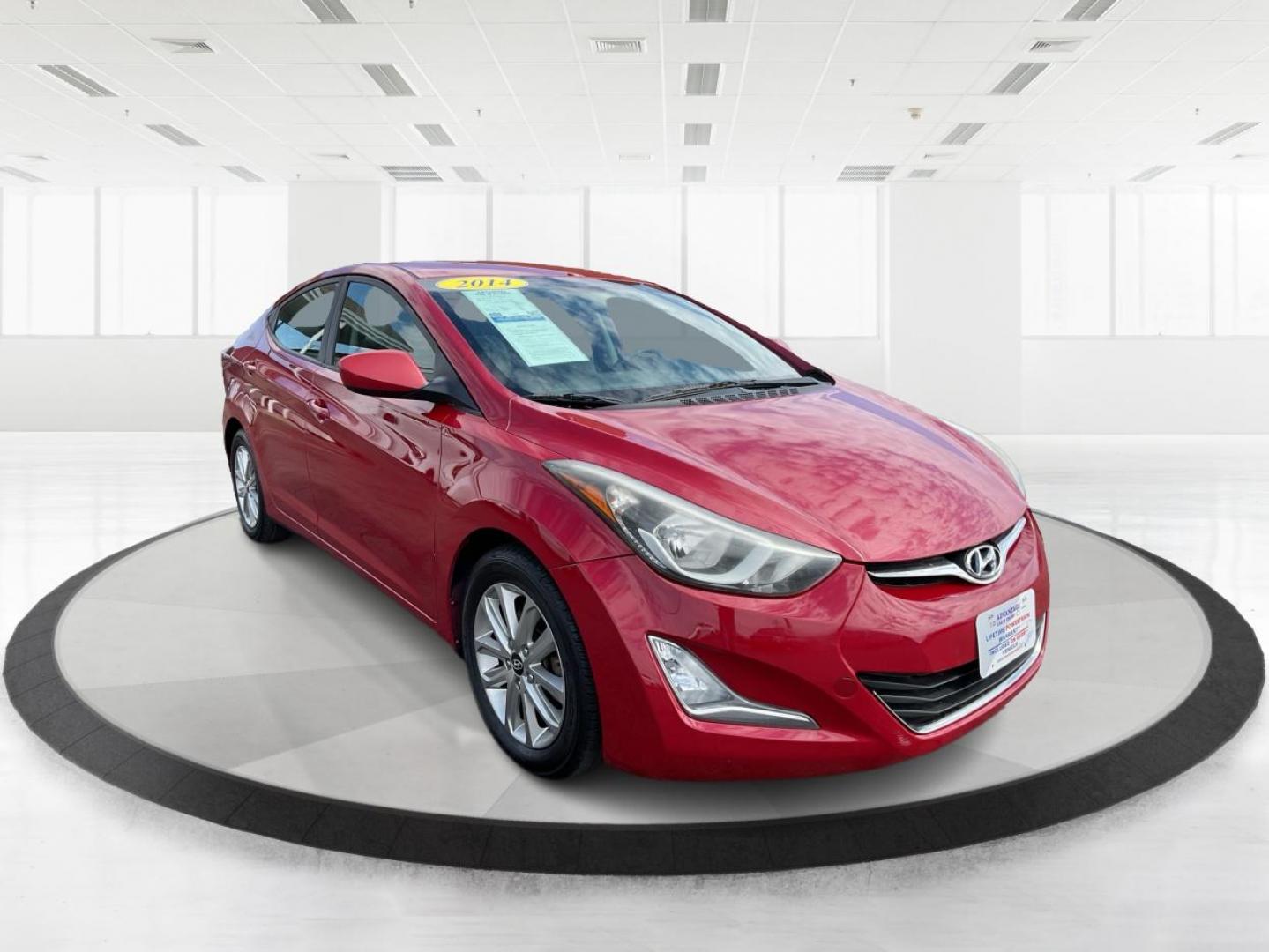 2014 Red Hyundai Elantra SE (KMHDH4AE2EU) with an Other engine, located at 1184 Kauffman Ave, Fairborn, OH, 45324, (937) 908-9800, 39.807072, -84.031563 - Photo#0