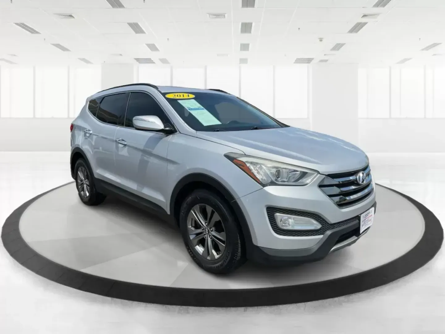 2014 Moonstone Silver Hyundai Santa Fe Sport 2.4 AWD (5XYZUDLB6EG) with an 2.4L L4 DOHC 16V engine, 6-Speed Automatic transmission, located at 8750 N County Rd 25A, Piqua, OH, 45356, (937) 908-9800, 40.164391, -84.232513 - Photo#0
