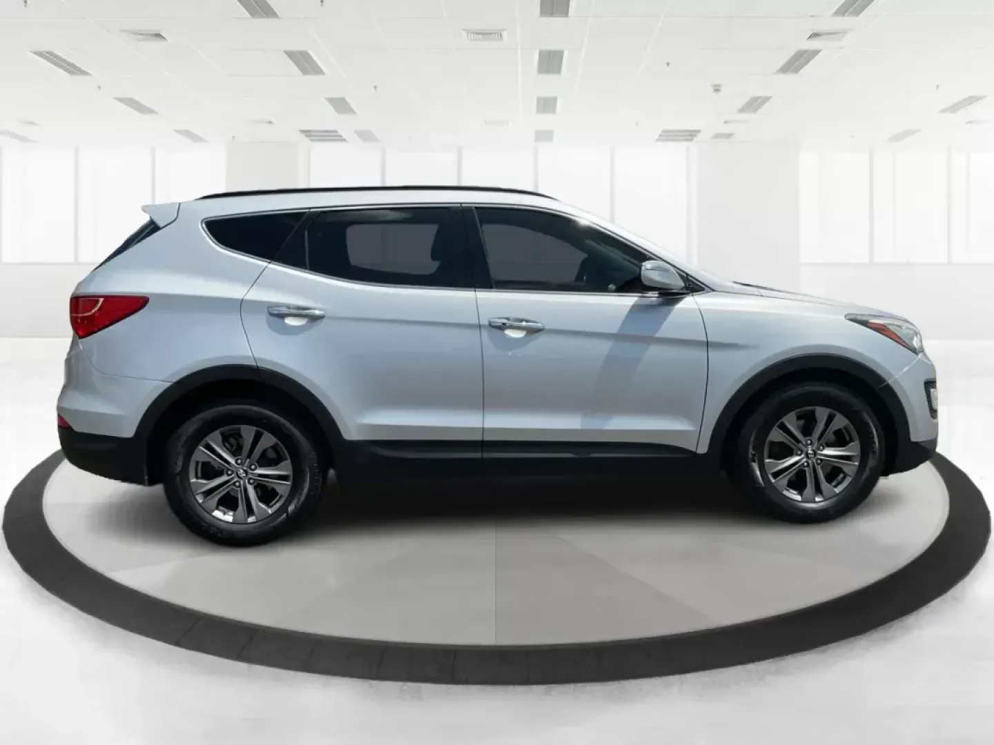2014 Moonstone Silver Hyundai Santa Fe Sport 2.4 AWD (5XYZUDLB6EG) with an 2.4L L4 DOHC 16V engine, 6-Speed Automatic transmission, located at 8750 N County Rd 25A, Piqua, OH, 45356, (937) 908-9800, 40.164391, -84.232513 - Photo#1