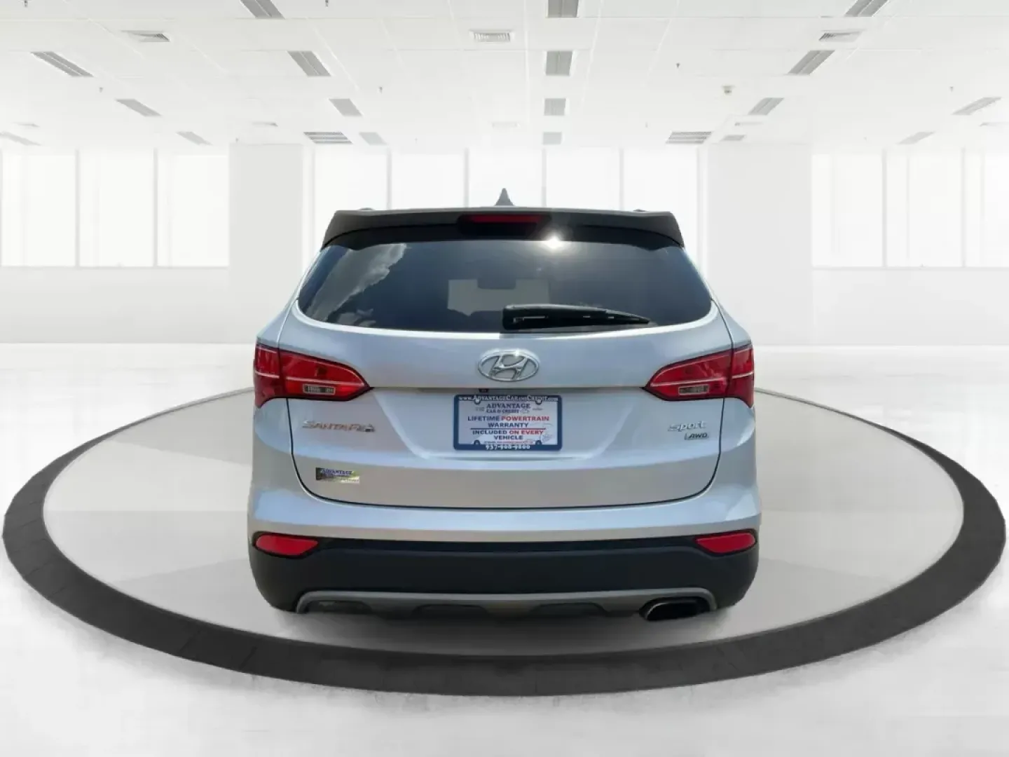 2014 Moonstone Silver Hyundai Santa Fe Sport 2.4 AWD (5XYZUDLB6EG) with an 2.4L L4 DOHC 16V engine, 6-Speed Automatic transmission, located at 8750 N County Rd 25A, Piqua, OH, 45356, (937) 908-9800, 40.164391, -84.232513 - Photo#3