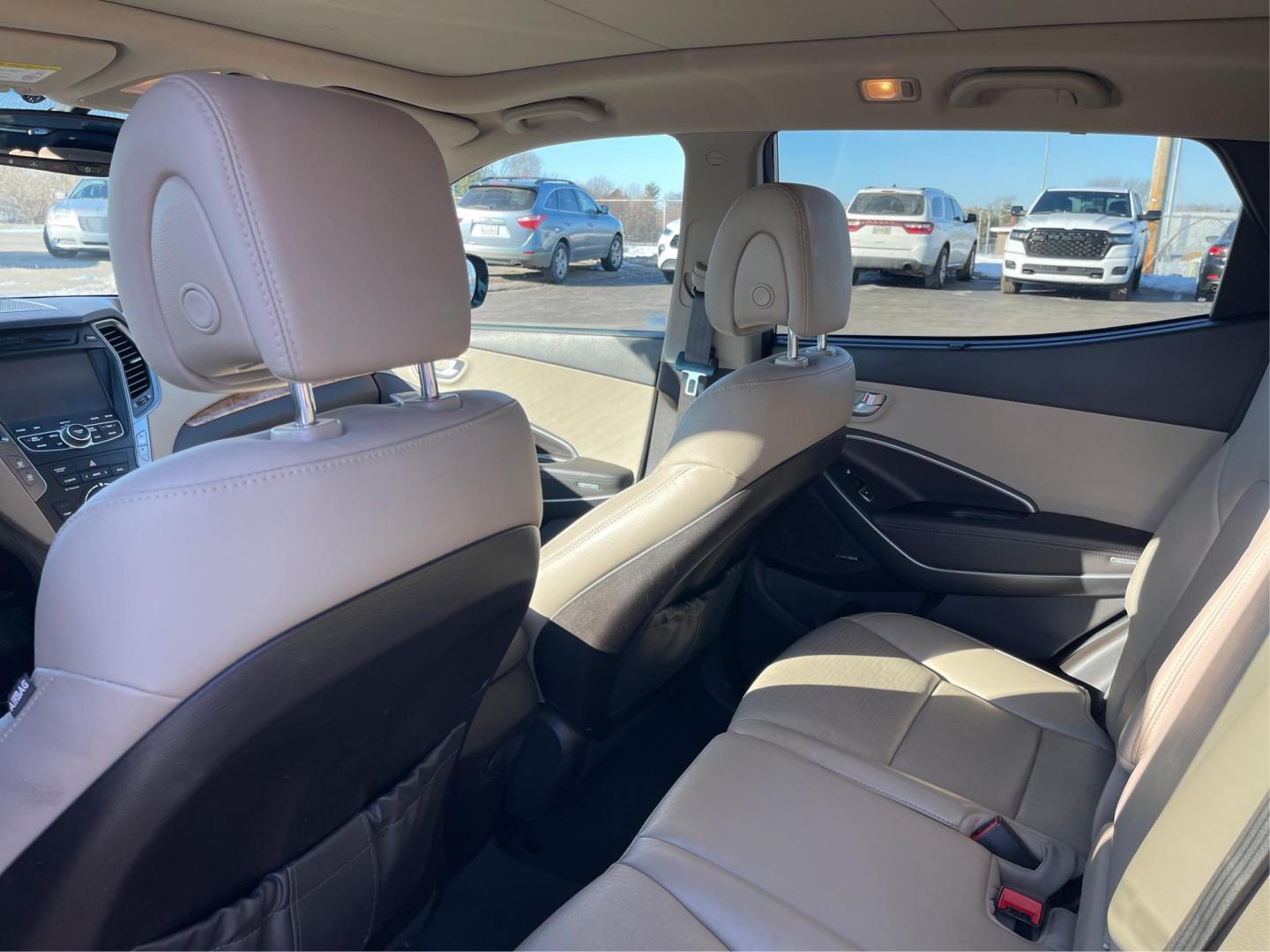 2014 Hyundai Santa Fe Sport 2.4 AWD (5XYZUDLB2EG) with an 2.4L L4 DOHC 16V engine, 6-Speed Automatic transmission, located at 1951 S Dayton Lakeview Rd., New Carlisle, OH, 45344, (937) 908-9800, 39.890999, -84.050255 - Photo#9