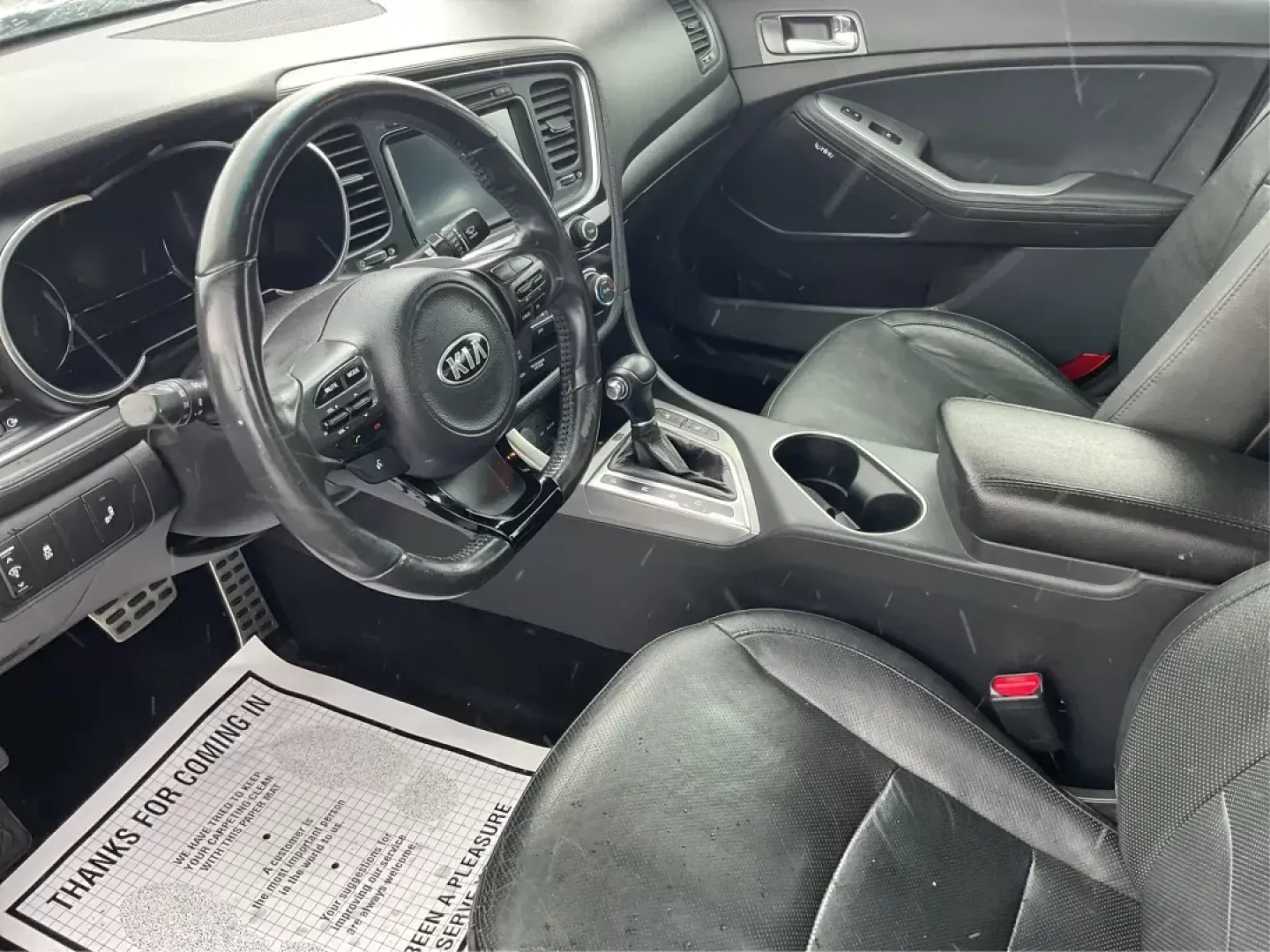 2014 Kia Optima SX Turbo (5XXGR4A63EG) with an Theta II 2L I-4 gasoline direct injection engine, located at 1230 East Main St, Xenia, OH, 45385, (937) 908-9800, 39.688042, -83.910538 - Photo#8