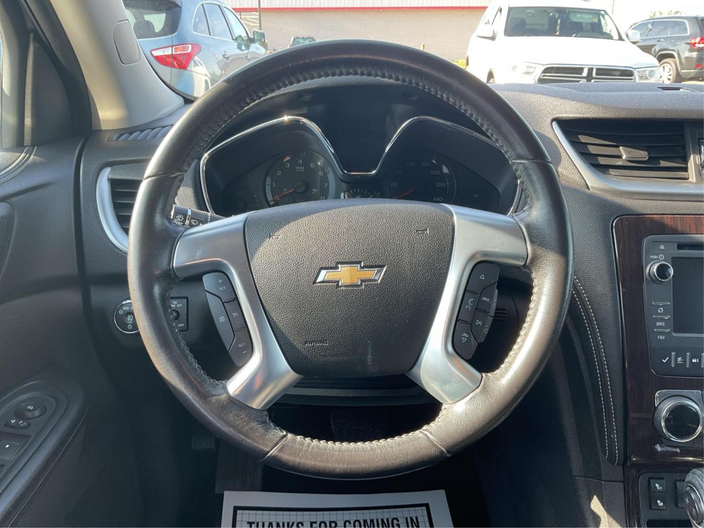 2015 Chevrolet Traverse 2LT (1GNKRHKD0FJ) with an 3.6L V-6 gasoline direct injection engine, located at 1099 N County Rd 25A , Troy, OH, 45373, (937) 908-9800, 40.057041, -84.215462 - Photo#14
