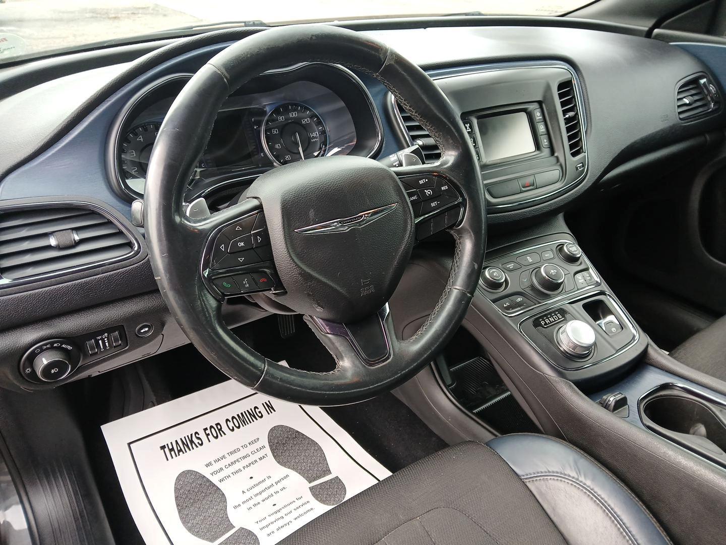 2015 Chrysler 200 S AWD (1C3CCCDG7FN) with an 3.6L V6 DOHC 24V FFV engine, 9-Speed Automatic transmission, located at 401 Woodman Dr, Riverside, OH, 45431, (937) 908-9800, 39.761024, -84.120956 - Photo#8