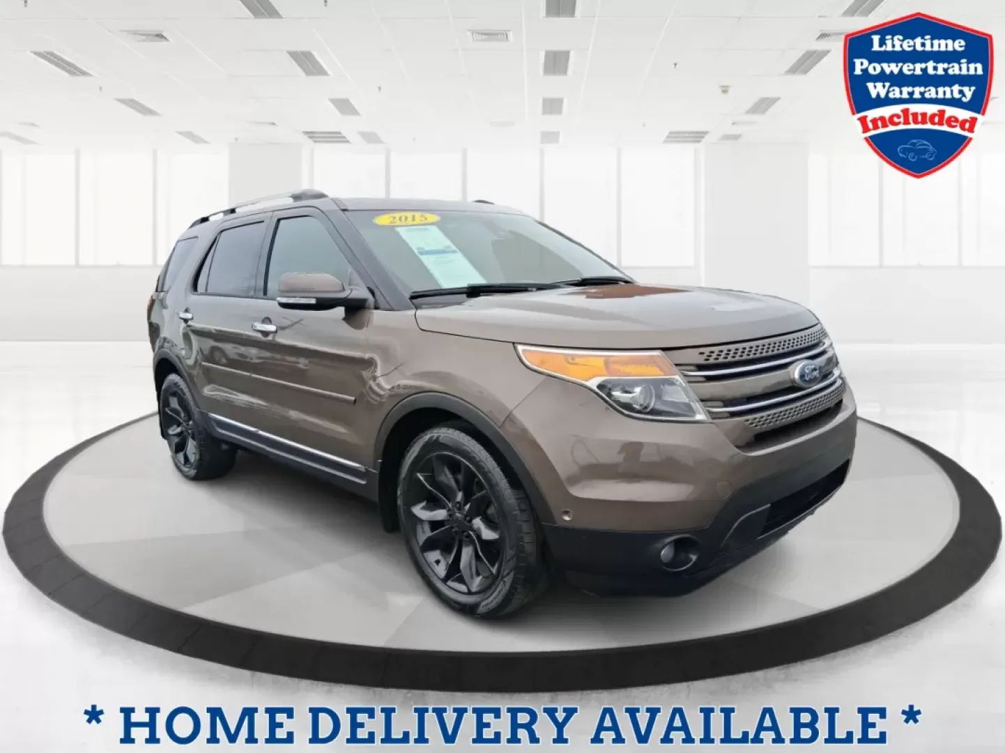 2015 Ford Explorer Limited (1FM5K8F85FG) with an 3.5L V-6 DOHC engine, located at 880 E. National Road, OH, 45377, (937) 908-9800, 39.891918, -84.183975 - Photo#0