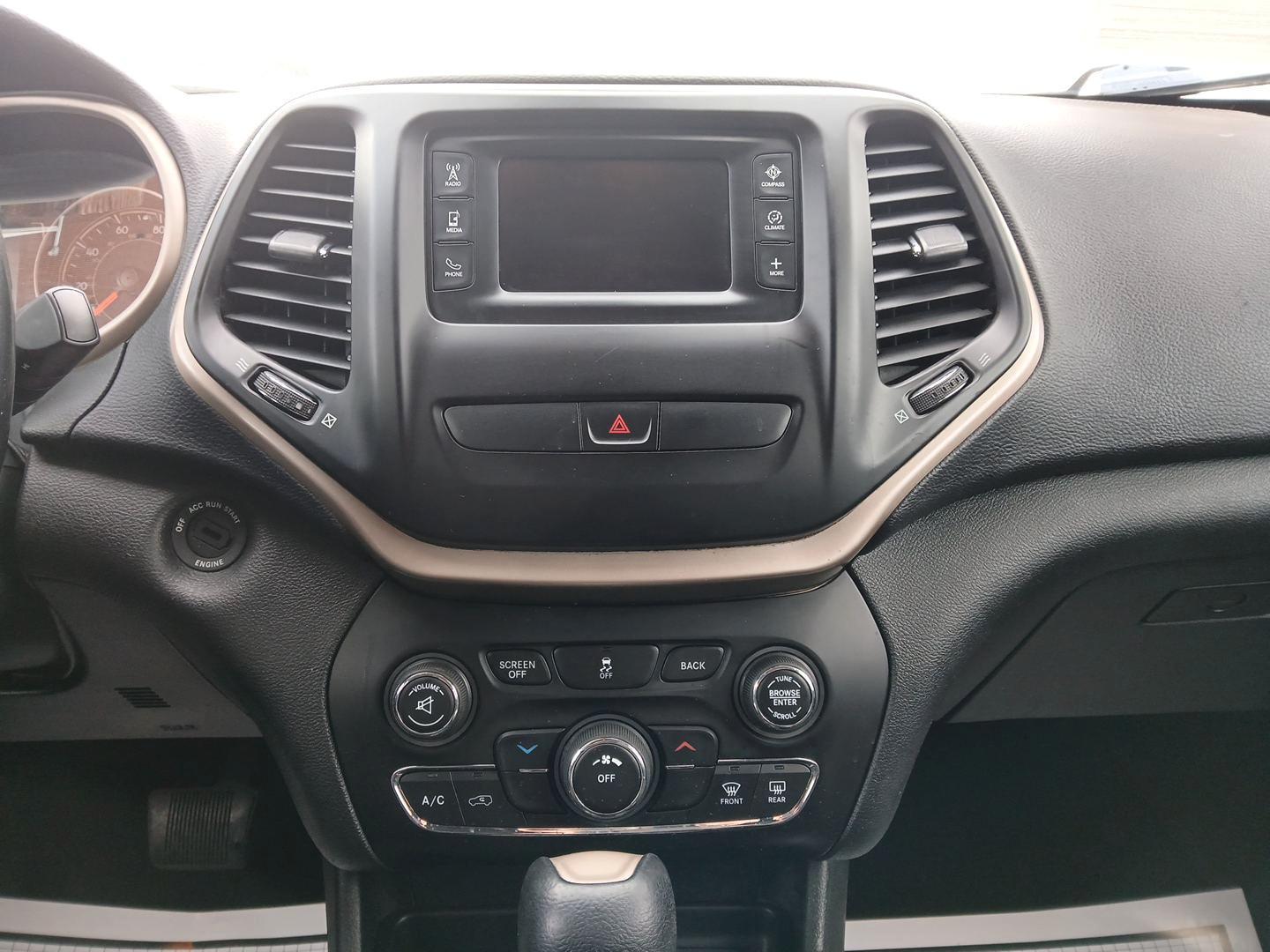 2015 Jeep Cherokee Latitude 4WD (1C4PJMCB6FW) with an 2.4L L4 DOHC 16V engine, 9-Speed Automatic transmission, located at 1099 N County Rd 25A , Troy, OH, 45373, (937) 908-9800, 40.057041, -84.215462 - Photo#12