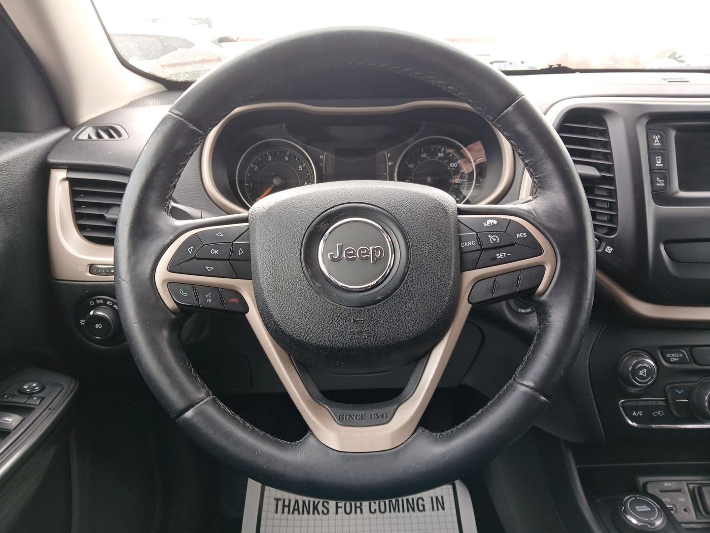 2015 Jeep Cherokee Latitude 4WD (1C4PJMCB6FW) with an 2.4L L4 DOHC 16V engine, 9-Speed Automatic transmission, located at 1099 N County Rd 25A , Troy, OH, 45373, (937) 908-9800, 40.057041, -84.215462 - Photo#15