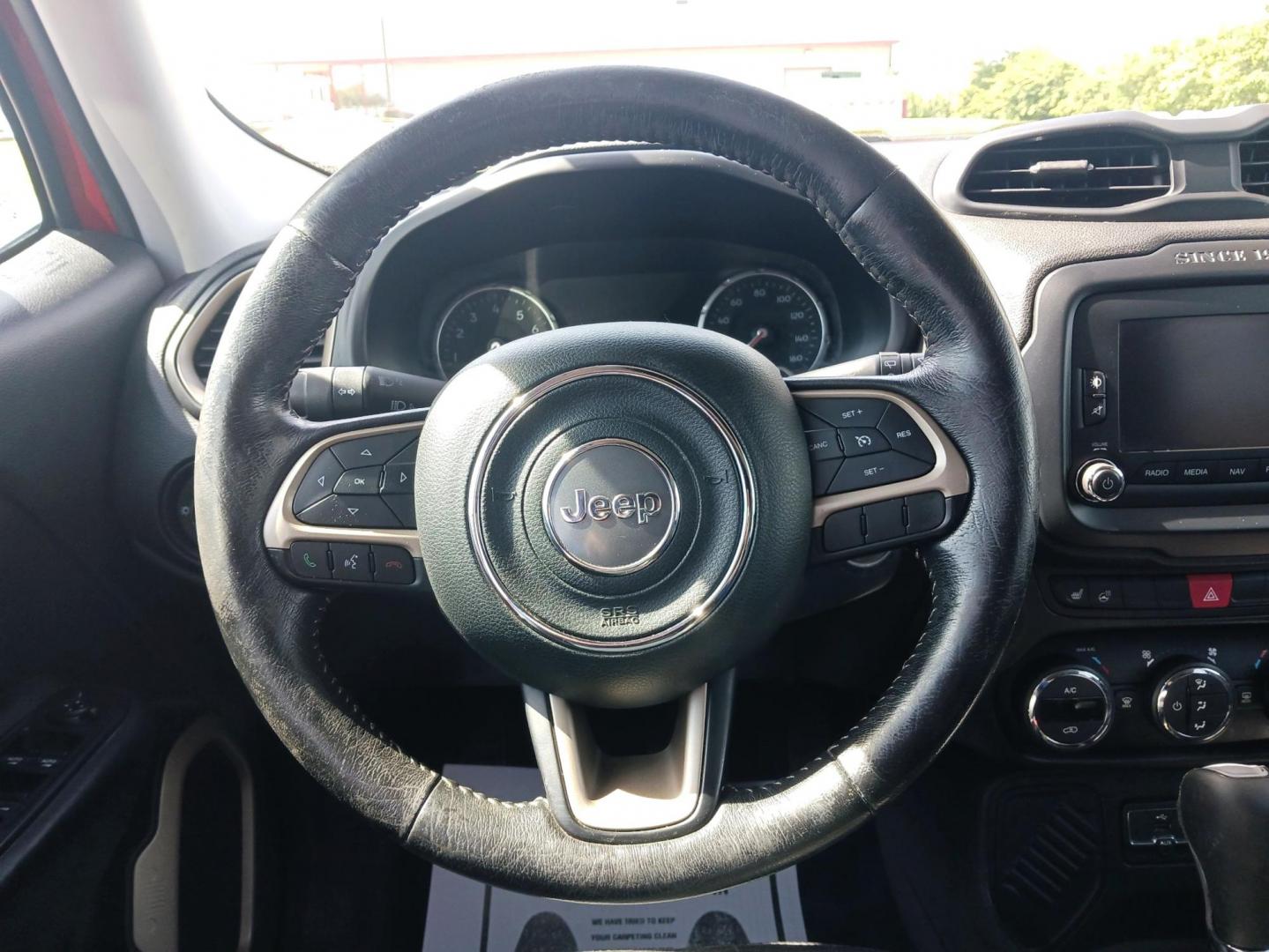 2015 Jeep Renegade Limited FWD (ZACCJADT0FP) with an 2.4L L4 DOHC 16V engine, 9-Speed Automatic transmission, located at 1184 Kauffman Ave, Fairborn, OH, 45324, (937) 908-9800, 39.807072, -84.031563 - Photo#15