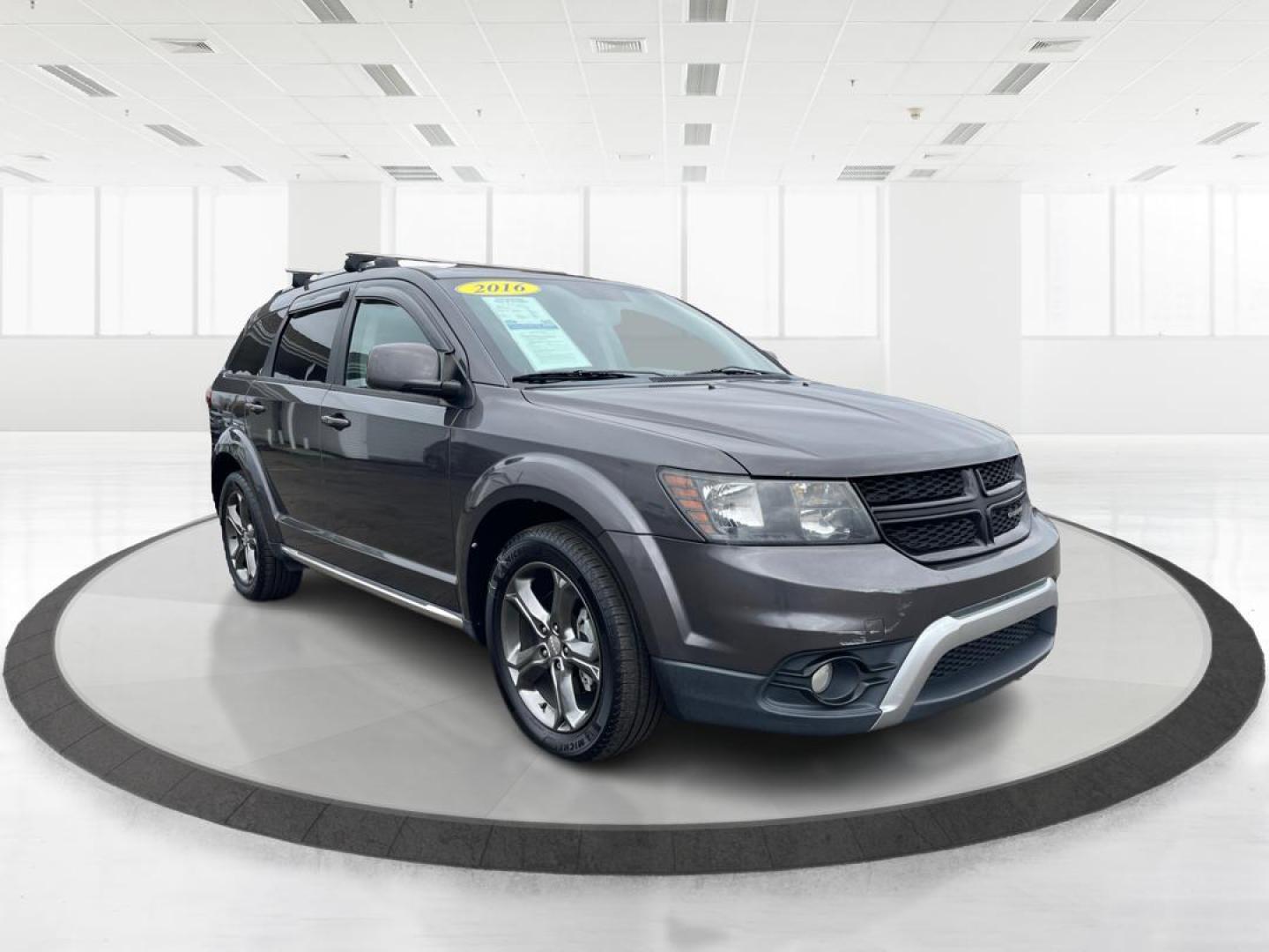 2016 Granite Crystal Metallic Clear Coat Dodge Journey Crossroad FWD (3C4PDCGBXGT) with an 2.4L L4 DOHC 16V engine, 4-Speed Automatic transmission, located at 1230 East Main St, Xenia, OH, 45385, (937) 908-9800, 39.688042, -83.910538 - Photo#0