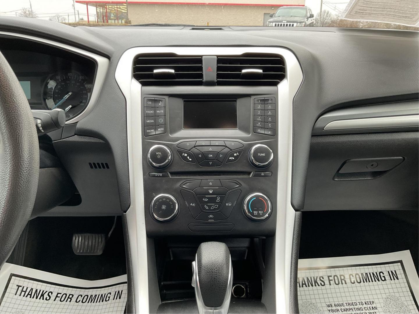 2016 Ford Fusion S (3FA6P0G75GR) with an Duratec 2.5L I-4 DOHC engine, located at 1099 N County Rd 25A , Troy, OH, 45373, (937) 908-9800, 40.057041, -84.215462 - Photo#12