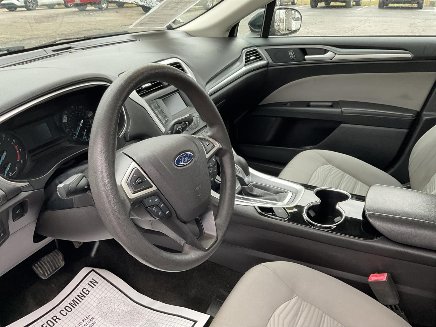 2016 Ford Fusion S (3FA6P0G75GR) with an Duratec 2.5L I-4 DOHC engine, located at 1099 N County Rd 25A , Troy, OH, 45373, (937) 908-9800, 40.057041, -84.215462 - Photo#8