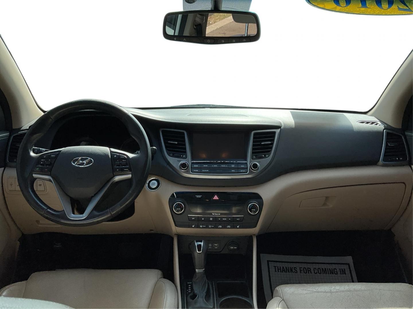 2016 Hyundai Tucson Limited (KM8J3CA20GU) with an 1.6L I-4 gasoline direct injection engine, located at 1099 N County Rd 25A , Troy, OH, 45373, (937) 908-9800, 40.057041, -84.215462 - Photo#20