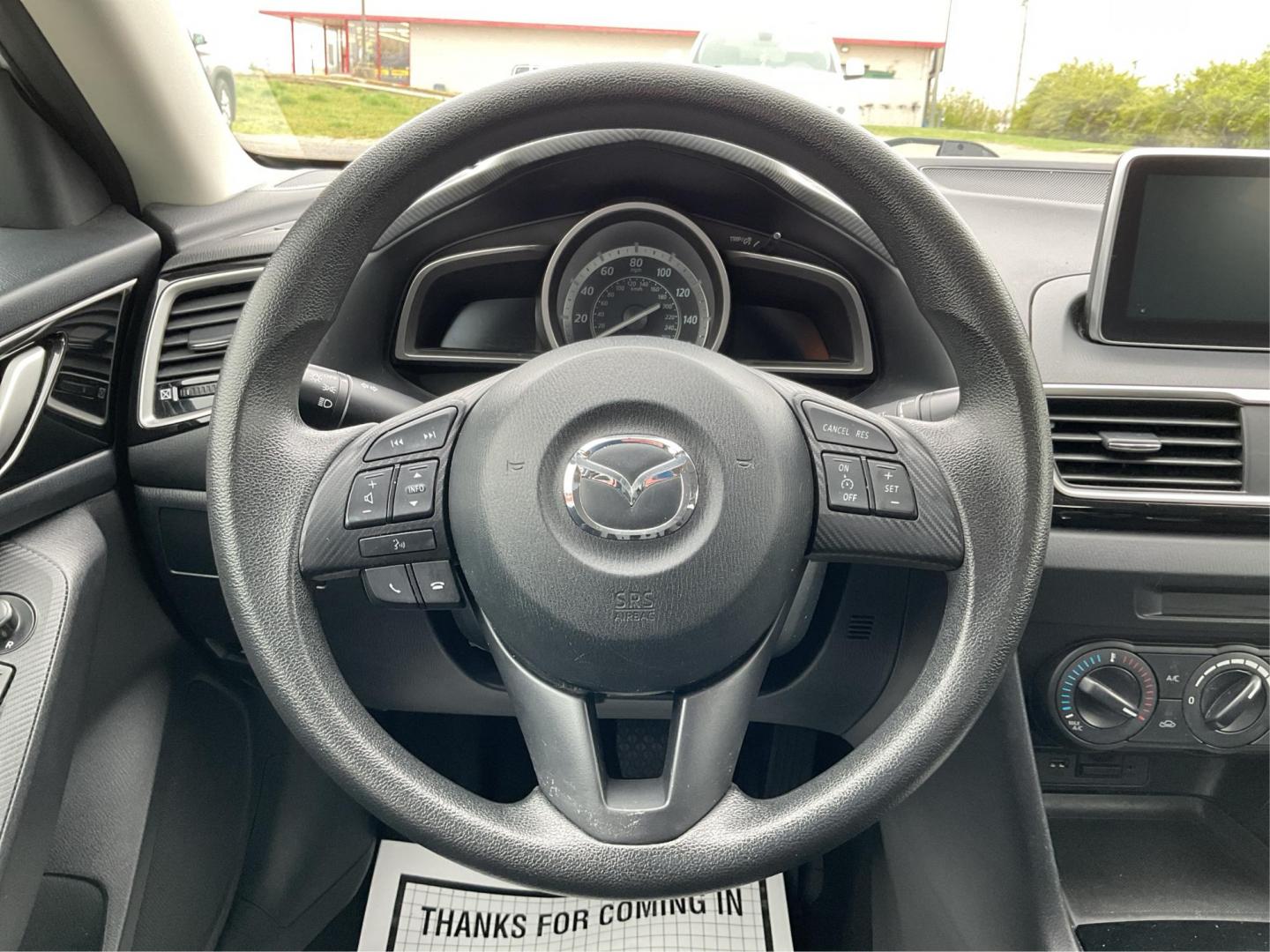 2016 Mazda Mazda3 i Sport (3MZBM1T74GM) with an SKYACTIV-G 2L I-4 gasoline direct injection engine, located at 880 E. National Road, OH, 45377, (937) 908-9800, 39.891918, -84.183975 - Photo#15