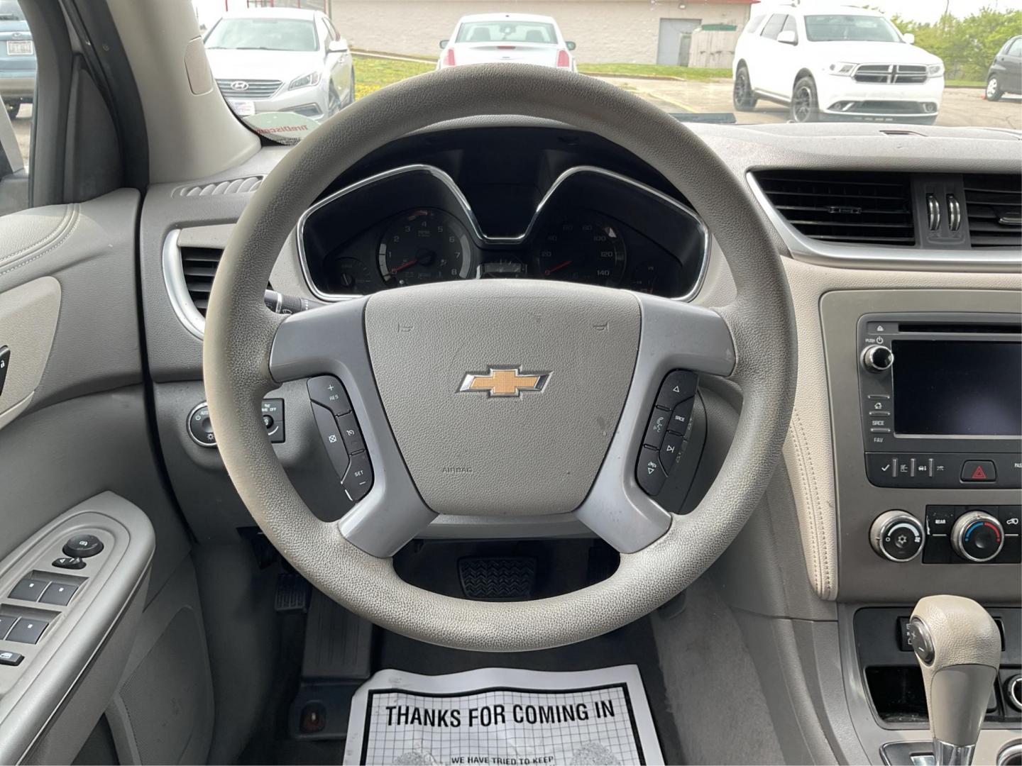 2017 Chevrolet Traverse LS (1GNKRFED9HJ) with an 3.6L V-6 gasoline direct injection engine, located at 880 E. National Road, OH, 45377, (937) 908-9800, 39.891918, -84.183975 - Photo#15