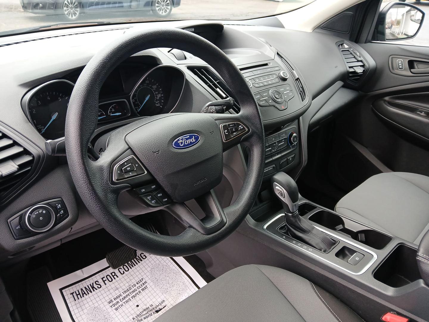 2017 Ford Escape S FWD (1FMCU0F77HU) with an 2.5L L4 DOHC 16V engine, 6-Speed Automatic transmission, located at 880 E. National Road, OH, 45377, (937) 908-9800, 39.891918, -84.183975 - Photo#8