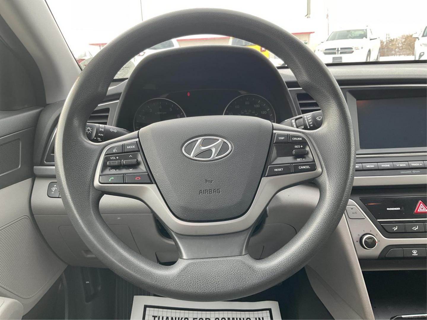 2017 Gray Hyundai Elantra SE (5NPD84LF3HH) with an Other engine, located at 880 E. National Road, OH, 45377, (937) 908-9800, 39.891918, -84.183975 - Photo#15
