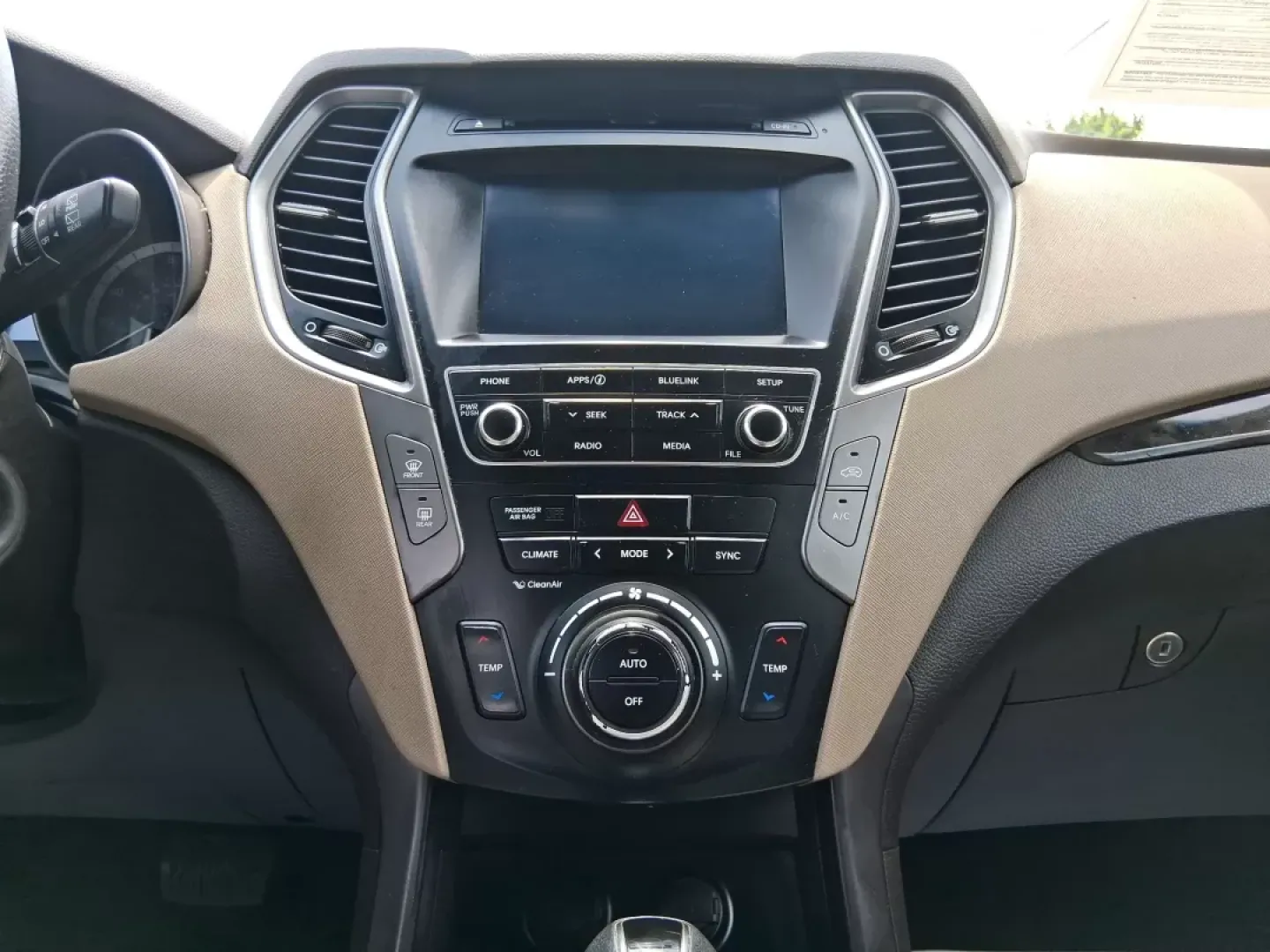 2017 Hyundai Santa Fe 2.4L (5XYZUDLB0HG) with an Theta II 2.4L I-4 gasoline direct injection engine, located at 880 E. National Road, OH, 45377, (937) 908-9800, 39.891918, -84.183975 - Photo#13