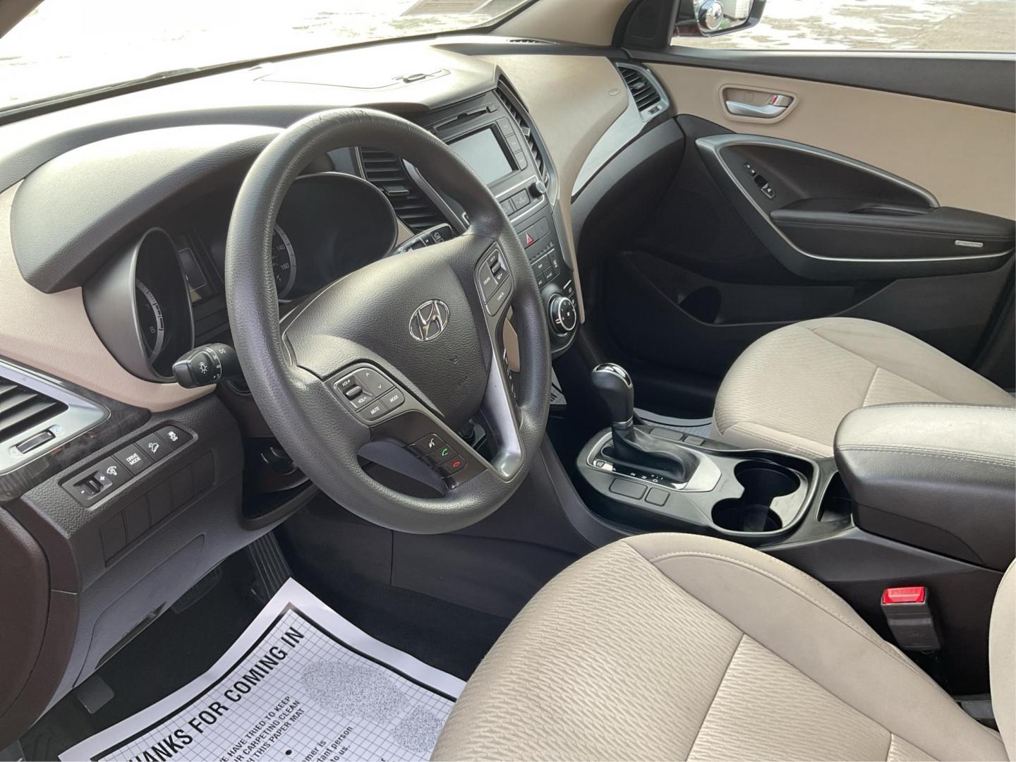 2017 Hyundai Santa Fe Sport 2.4L (5XYZT3LBXHG) with an Theta II 2.4L I-4 gasoline direct injection engine, located at 1099 N County Rd 25A , Troy, OH, 45373, (937) 908-9800, 40.057041, -84.215462 - Photo#8