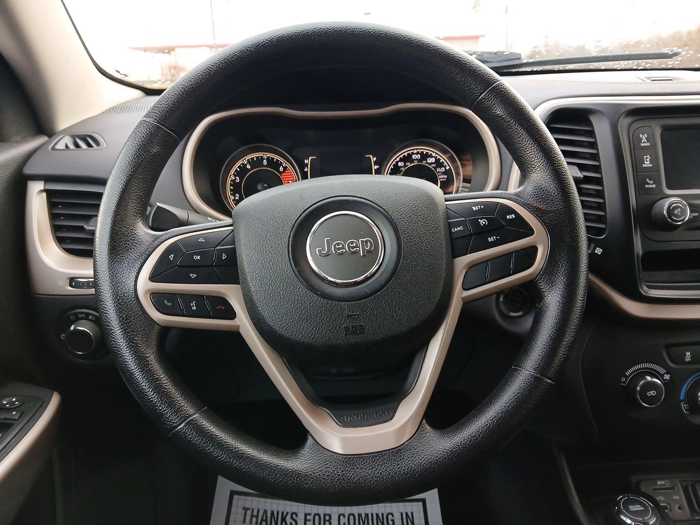 2017 Jeep Cherokee Sport 4WD (1C4PJMAB5HD) with an 2.4L L4 DOHC 16V engine, 9-Speed Automatic transmission, located at 1951 S Dayton Lakeview Rd., New Carlisle, OH, 45344, (937) 908-9800, 39.890999, -84.050255 - Photo#15