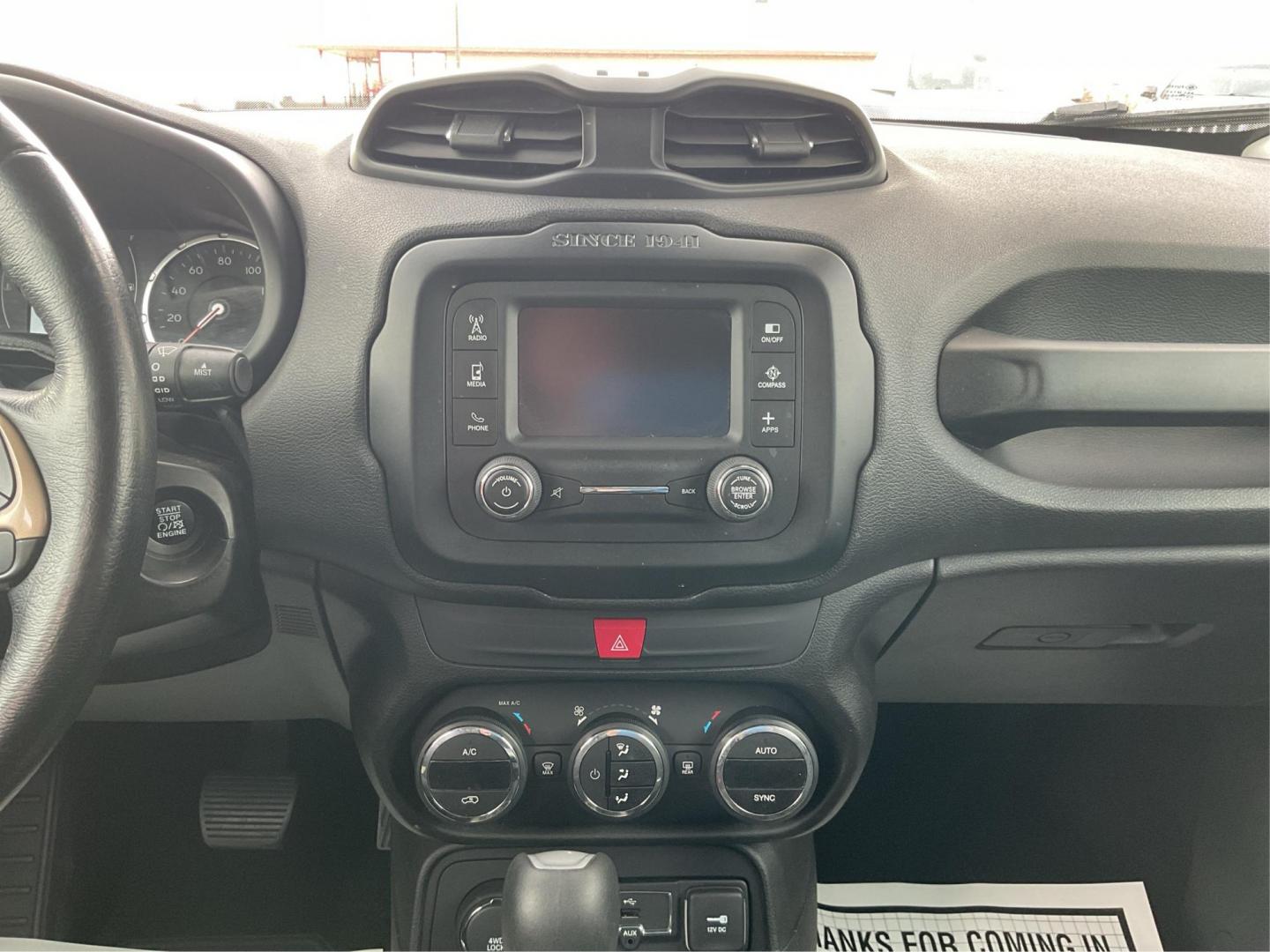 2017 Jeep Renegade Latitude 4x4 (ZACCJBBB3HP) with an MultiAir 1.4L I-4 variable valve control engine, located at 4508 South Dixie Dr, Moraine, OH, 45439, (937) 908-9800, 39.807072, -84.031563 - Photo#11