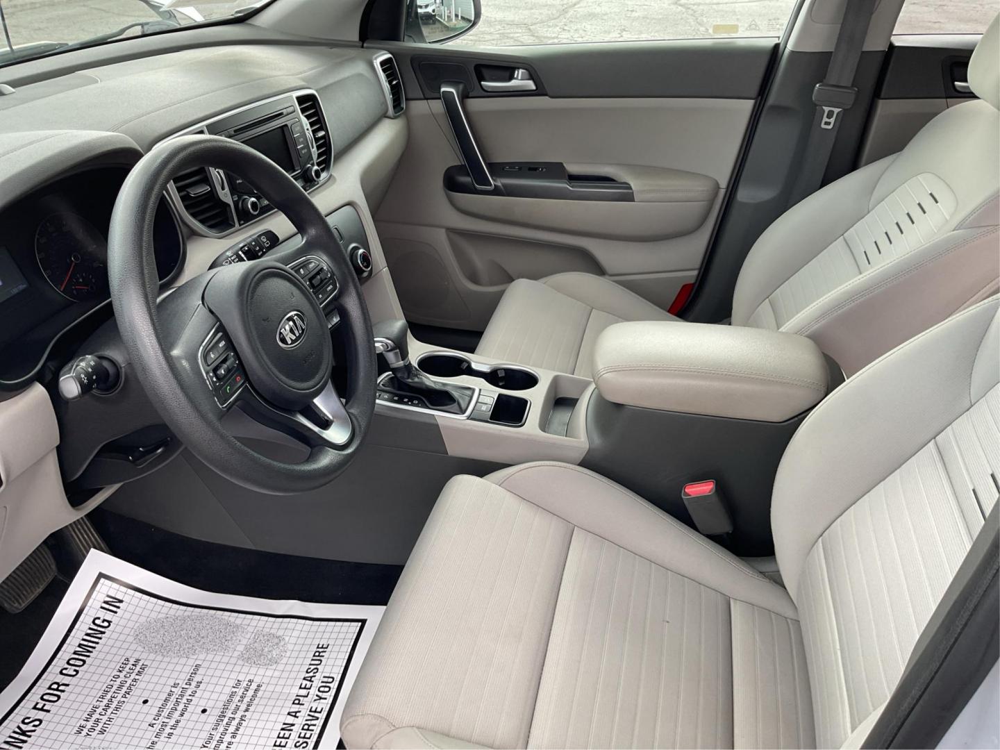 2017 Kia Sportage LX (KNDPM3AC2H7) with an Theta II 2.4L I-4 gasoline direct injection engine, located at 880 E. National Road, OH, 45377, (937) 908-9800, 39.891918, -84.183975 - Photo#9