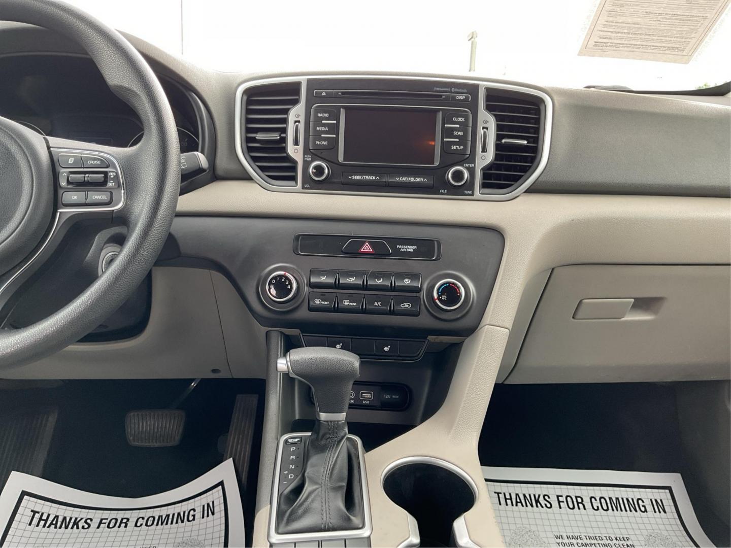 2017 Kia Sportage LX (KNDPM3AC2H7) with an Theta II 2.4L I-4 gasoline direct injection engine, located at 880 E. National Road, OH, 45377, (937) 908-9800, 39.891918, -84.183975 - Photo#13