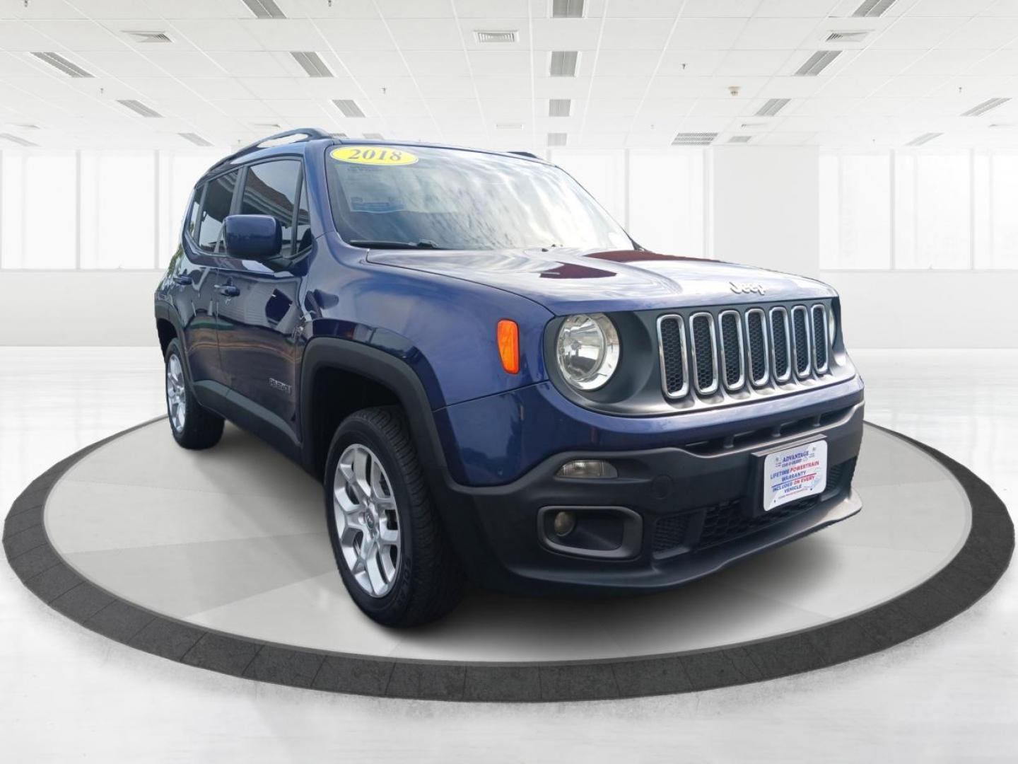 2018 /Black, premium cloth Jeep Renegade Latitude 4WD (ZACCJBBB6JP) with an 2.4L L4 DOHC 16V engine, Automatic transmission, located at 880 E. National Road, OH, 45377, (937) 908-9800, 39.891918, -84.183975 - Photo#0