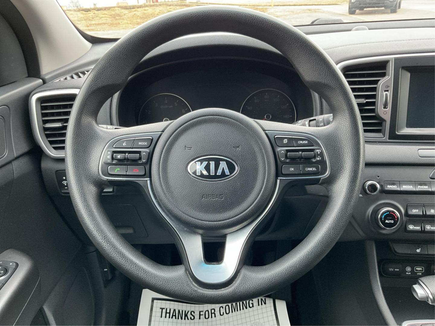 2019 Kia Sportage LX (KNDPMCAC2K7) with an Theta II 2.4L I-4 gasoline direct injection engine, located at 1951 S Dayton Lakeview Rd., New Carlisle, OH, 45344, (937) 908-9800, 39.890999, -84.050255 - Photo#15