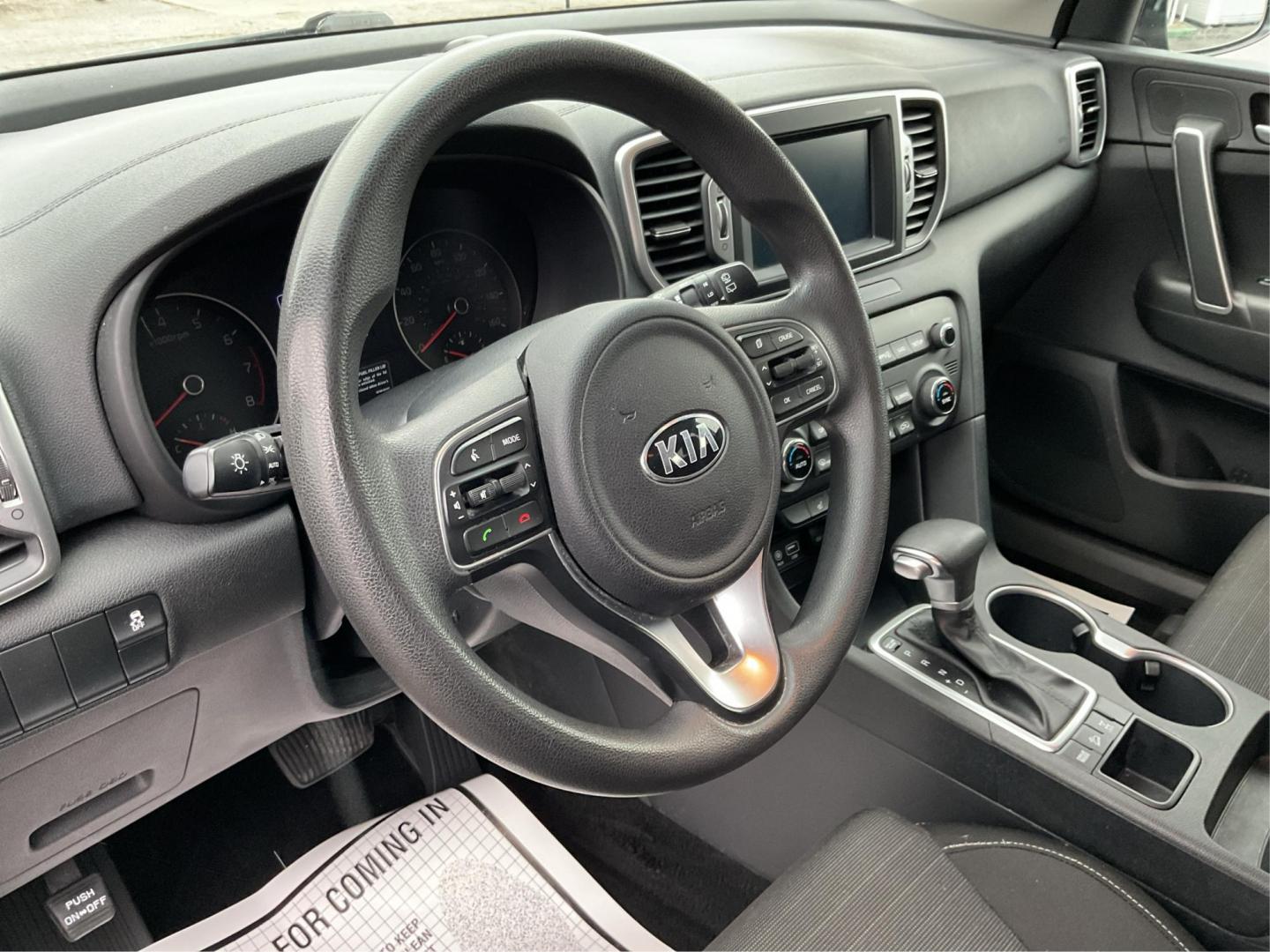 2019 Kia Sportage LX (KNDPMCAC2K7) with an Theta II 2.4L I-4 gasoline direct injection engine, located at 1951 S Dayton Lakeview Rd., New Carlisle, OH, 45344, (937) 908-9800, 39.890999, -84.050255 - Photo#8