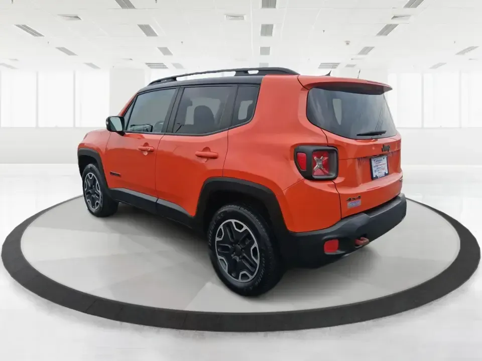 2016 Jeep Renegade Trailhawk (ZACCJBCT5GP) with an Tigershark MultiAir 2.4L I-4 variable valve contro engine, 9A transmission, located at 401 Woodman Dr, Riverside, OH, 45431, (937) 908-9800, 39.760899, -84.123421 - Weekend escapes, snowy commutes, and everyday errands feel easier when your crossover is ready for whatever Ohio throws your way. This **2016 Jeep Renegade Trailhawk** in eye-catching **Omaha Orange** is built for drivers who want real capability in a city-friendly size-perfect for exploring MetroPa - Photo#4