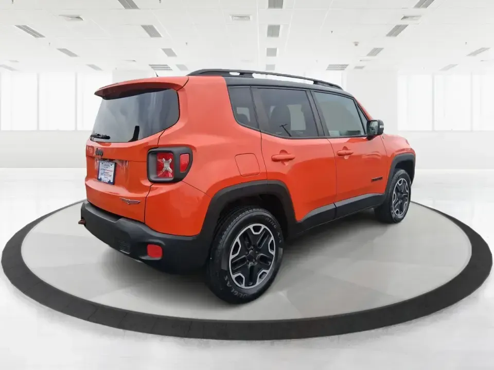 2016 Jeep Renegade Trailhawk (ZACCJBCT5GP) with an Tigershark MultiAir 2.4L I-4 variable valve contro engine, 9A transmission, located at 4508 South Dixie Dr, Moraine, OH, 45439, (937) 908-9800, 39.689976, -84.218452 - Weekend escapes, snowy commutes, and everyday errands feel easier when your crossover is ready for whatever Ohio throws your way. This **2016 Jeep Renegade Trailhawk** in eye-catching **Omaha Orange** is built for drivers who want real capability in a city-friendly size-perfect for exploring MetroPa - Photo#2