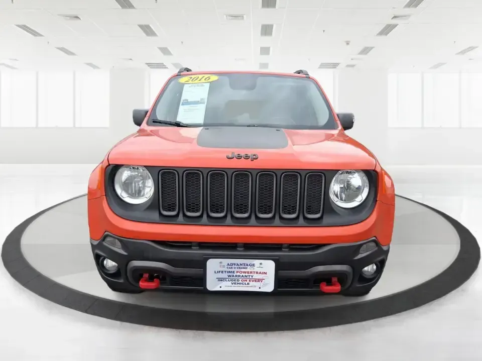2016 Jeep Renegade Trailhawk (ZACCJBCT5GP) with an Tigershark MultiAir 2.4L I-4 variable valve contro engine, 9A transmission, located at 4508 South Dixie Dr, Moraine, OH, 45439, (937) 908-9800, 39.689976, -84.218452 - Weekend escapes, snowy commutes, and everyday errands feel easier when your crossover is ready for whatever Ohio throws your way. This **2016 Jeep Renegade Trailhawk** in eye-catching **Omaha Orange** is built for drivers who want real capability in a city-friendly size-perfect for exploring MetroPa - Photo#7