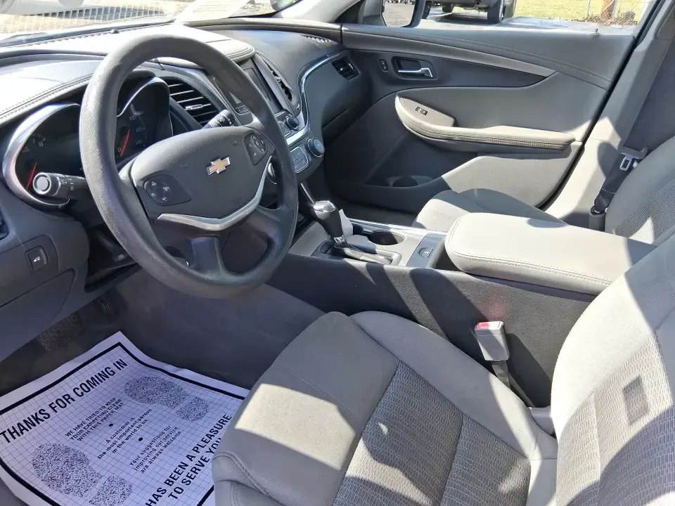 2016 Chevrolet Impala 1FL (2G11X5SA3G9) with an Ecotec 2.5L I-4 gasoline direct injection engine, 6A transmission, located at 401 Woodman Dr, Riverside, OH, 45431, (937) 908-9800, 39.760899, -84.123421 - Need a comfortable, dependable sedan for daily commutes, school drop-offs, and weekend getaways without the stress of traditional bank hoops? This 2016 Chevrolet Impala 1FL in Summit White is built for real life in the Dayton-area-smooth on I-675 and Route 35, easy to park around The Greene, and rel - Photo#9