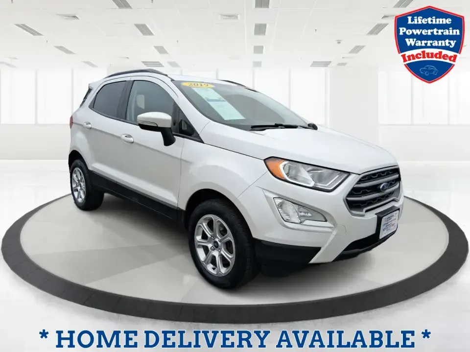 2019 Ford EcoSport SE (MAJ6S3GL7KC) with an 2L I-4 gasoline direct injection engine, 6A transmission, located at 1951 S Dayton Lakeview Rd., New Carlisle, OH, 45344, (937) 908-9800, 39.890999, -84.050255 - Weekend getaways to Caesar Creek, daily commutes down US35, and quick errands around Greene County feel easier in a compact SUV that's sized for real life. This **2019 Ford EcoSport SE** is the kind of do-it-all crossover that fits tight parking spots in downtown Xenia, still has room for groceries - Photo#0