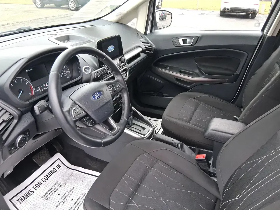 2019 Ford EcoSport SE (MAJ6S3GL7KC) with an 2L I-4 gasoline direct injection engine, 6A transmission, located at 1951 S Dayton Lakeview Rd., New Carlisle, OH, 45344, (937) 908-9800, 39.890999, -84.050255 - Weekend getaways to Caesar Creek, daily commutes down US35, and quick errands around Greene County feel easier in a compact SUV that's sized for real life. This **2019 Ford EcoSport SE** is the kind of do-it-all crossover that fits tight parking spots in downtown Xenia, still has room for groceries - Photo#8