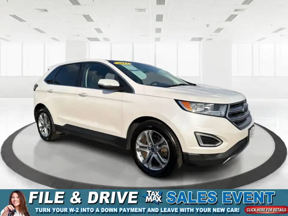 2017 Ford Edge Titanium (2FMPK4K87HB) with an 3.5L V6 DOHC 24V engine, 6A transmission, located at 880 E. National Road, Vandalia, OH, 45377, (937) 908-9800, 39.891918, -84.183594 - Pack up the family, load the cargo area, and point the hood toward your next weekend getaway-this 2017 Ford Edge Titanium is the kind of SUV that makes everyday life in Xenia easier and road trips across Ohio more comfortable. With confident AWD capability, a strong 3.5L V6, and premium Titanium ame - Photo#0